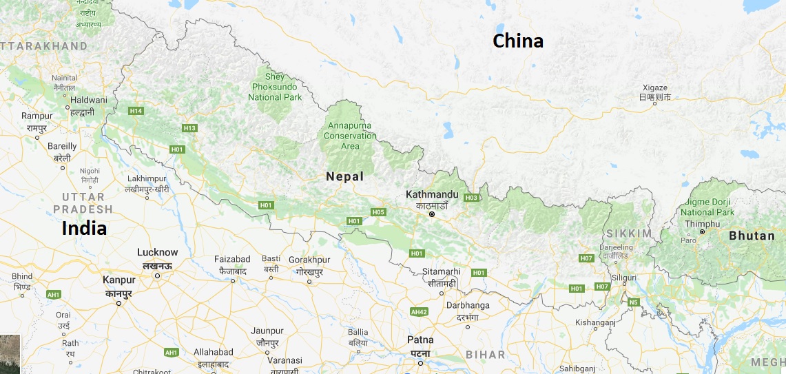 where nepal lies